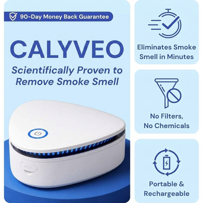 Calyveo | Smoke, Pet & Cooking Odor... Gone